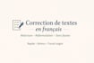 correction de texte et reformulation