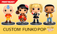 create a custom funko pop style figure