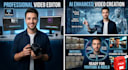 do professional video editing and ai video creation
