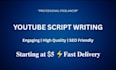 write engaging youtube scripts in hindi or english