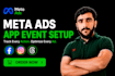 fix meta ads not delivering issue and set up app events