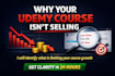 identify and fix what is limiting your udemy course growth