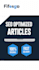 write SEO optimized blog
