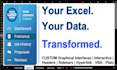 do excel graphic design, interactive spreadsheet elements
