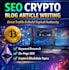 write SEO optimized crypto blog articles for your website