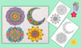 design printable mandala coloring pages for KDP