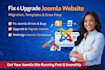 fix joomla website issues upgrade joomla migration website template design