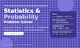 solve statistics and probability problems step by step