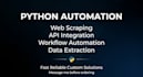 build python automation scripts and web scraping