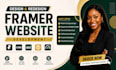 do framer website design, develop framer website as framer website expert