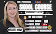 create skool course, online course, elearning content and course curriculum