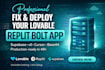 deploy fix lovable bolt replit lovable supabase rocket new v0 cursor ai base44