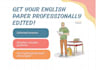 professionally edit your academic paper