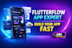 build flutterflow app, mobile app, mvp, firebase backend