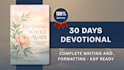 be your christian ghostwriter, daily devotional, study guide I prayer journal