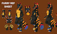 fursona ref sheet furry reference sheet furry ref sheet oc nsfw anthro ref sheet