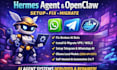 install setup hermes agent open claw olama local vps docker open claw nemoclaw