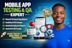 do app testing mobile app testing QA manual testing usability testing app review