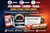 fix wix dorik carrd tilda duda zyro podia mobile layout speed broken page errors