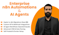 advanced n8n automation workflows and custom ai agents