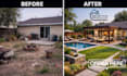 do small garden design plan backyard makeover 3d visualization patio pool layout