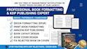 book formatting paperback formatting ebook formatting for amazon kdp publishing
