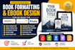 write publish format book ebook paperback design for ingramspark lulu kdp upload