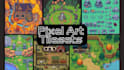 create pixel art tilesets character animation sprite sheet topdown rpg game art