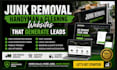 build junk removal website handyman and cleaning websites that generate leads
