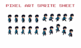 create professional pixel art animations and sprite sheets