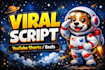 viral youtube shorts script writing