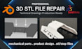 repair stl step obj 3mf file scan cleanup mesh fix for 3d printing in blender