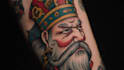design a custom traditional old school tattoo