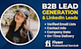 do b2b lead generation and linkedin leads