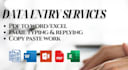 provide data entry services