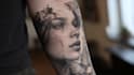 create professional tattoo design in realism style