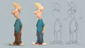 design a cartoon character
