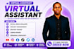 be your social media manager canva designer and executive virtual assistant va