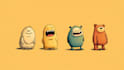 draw cute, simple and funny cartoon