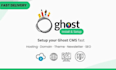 setup a self hosted ghost cms website blog website ghost newsletter substack