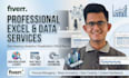 do excel graph, charts, povit table, data cleaning and dashboard