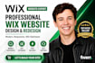 design wix website, wix website redesign, wix expert