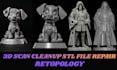 fix 3d file scan cleanup stl mesh repair split 3d model part 3mf color printing