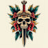 make  a rad traditional tattoo design