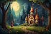 create fairy tale illustrations