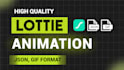 create a lottie animation for your website or app