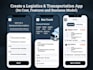 develop logistic app, delivery app, tracking app, moving company, truck booking