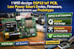 design iot pcb esp32, low power smart device, firmware, hardware prototype