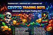 develop profitable crypto trading telegram bot, arbitrage bot, coinbase bot