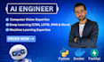 do ai, machine learning, deep learning and data science projects with python